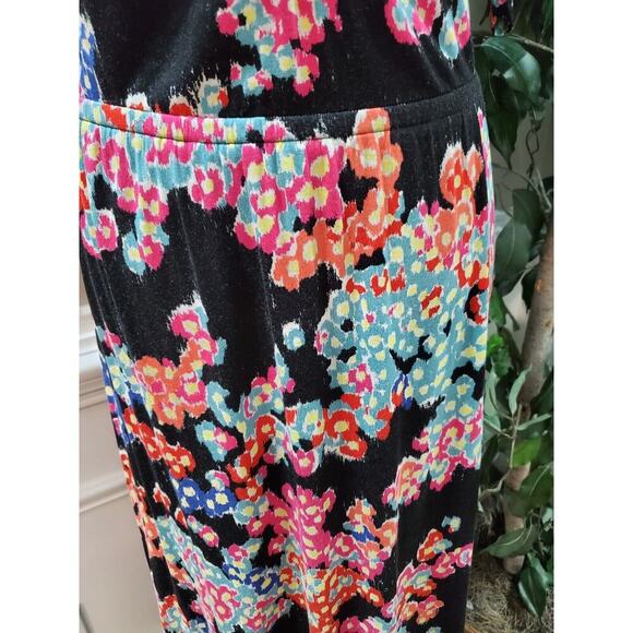 Jason Wu Women's Black Floral Sweetheart Neck Half Sleeve Knee Length Dress L - Picture 4 of 12